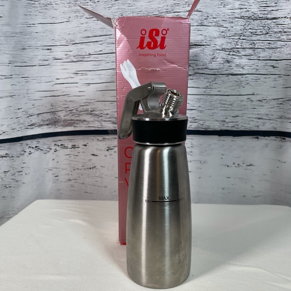 ISI inspiring food cream proof whip stainless steel 1 pint create new taste - Picture 7 of 8
